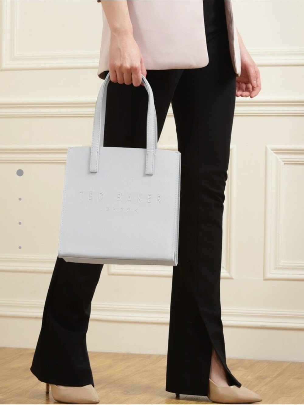 Ted Baker Light Gray Tote Bag - Picture 13 of 14